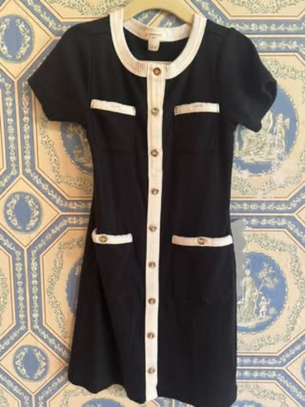 Crewcuts cotton button front lady dress Size 6
